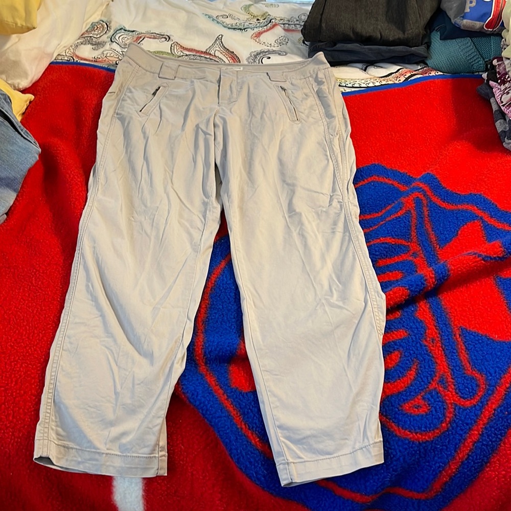 Coldwater Creek Gray cotton pants size 16
